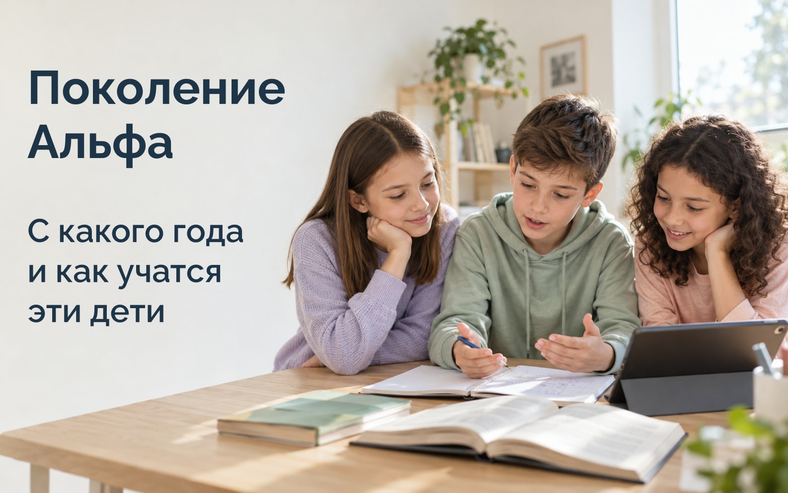 Поколение Альфа — С какого года и как учатся эти дети