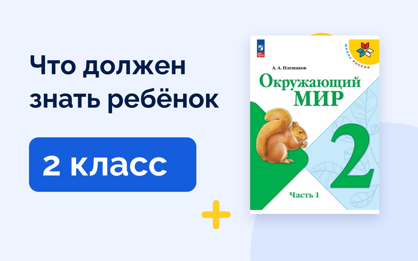 Что должен знать ребёнок: 2 класс. Учебник окружающего мира Плешакова