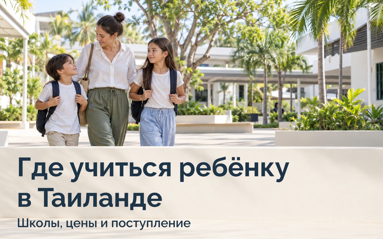Где учиться ребёнку в Таиланде