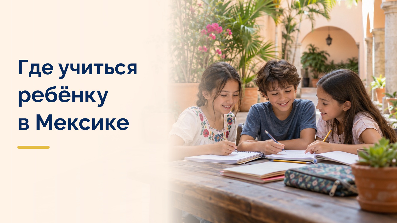 Где учиться ребёнку в Мексике